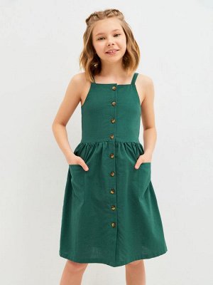 Платье детское для девочек Emerald темно-зеленый