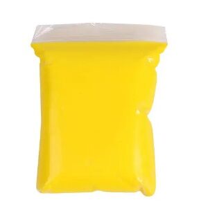 Легкий пластилин (тесто для лепки) желтый 100г