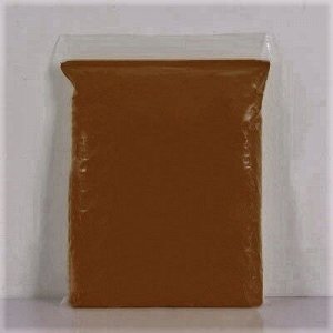 Легкий пластилин (тесто для лепки) коричневый 100г