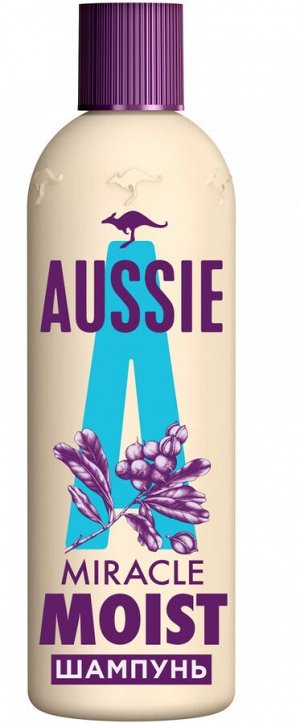 Aussie шампунь Miracle Moist с маслом ореха макадамия для сухих волос