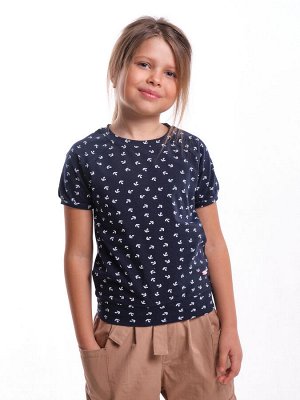 Футболка для девочки (92-116см) UD 1746-2(2) якоря