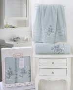Комплект махровых полотенец PAPILON 50x90-70х140 см 1/2
