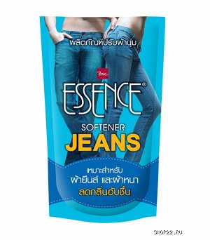LION "Essence" Кондиционер для белья  600мл "For Jeans" (мяг.упак.) / Таиланд