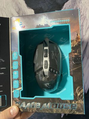 Игровая мышка Yelandar X10 или G3 с цветной RGB подсветкой