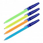 Ручка шариковая Стамм &quot;Оптима&quot; Neon, узел 0.7 мм, стержень 134 мм, чернила синие на масляной основе, микс