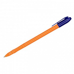 Ручка шариковая СТАММ "VeGa Orange", узел 0.7 мм, стержень 152 мм, чернила синие на масляной основе