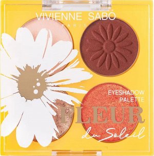 VIVIENNE SABO Collection Fleur du Soleil лето 2021 Палетка теней 4-х цветная, тон 01 беж