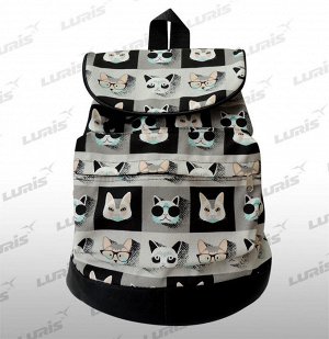 Рюкзак Торба, сорт 1 (кошки серые)
