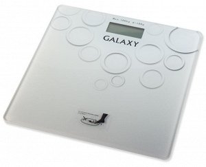 Весы Galaxy GL 4806 (6шт) Весы напольные электронные, максимально допустимый вес 180 кг, элемент питания  «CR2032» в комплекте, сверхточная электронная система, платформа из высокопрочного стекла, ЖК-