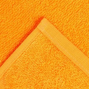 Полотенце махровое Flashlights, 70х130см, цвет оранжевый, 295г/м2, хлопок