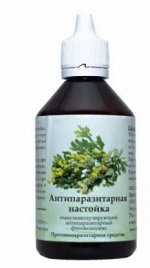 Антипаразитарная настойка (капли от паразитов) для человека