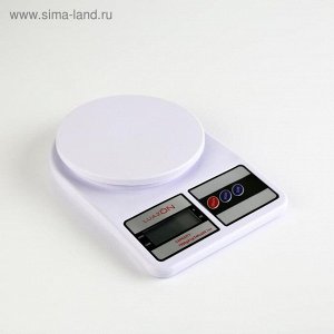 Весы кухонные Luazon LVK-704, электронные, до 7 кг, белые 602993