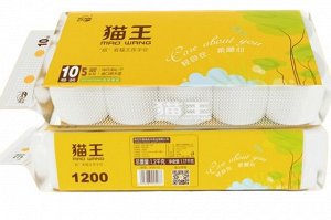 Mao Wang (CatKing) Бумага туалетная MaowWang &quot;Yellow&quot;  5ти слойная,