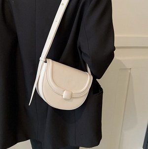 Женская сумка через плечо, экокожа, цвет белый