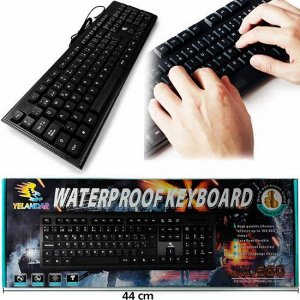Проводная Клавиатура для ПК, Ноутбука JX-560 Easy Work, черный, russian version