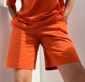 Шорты (Бермуды) женские - цвет оранжевый, мандариновый, оранжевый неон