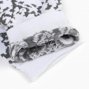 Носки женские MINAKU "Питон" цвет белый/серый, (25 см)