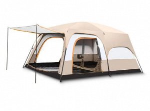 Палатка Двухслойная палатка водонепроницаемая, от 4-х до 10 человек.
Кухня шатер.
Водоустойчивый индекс нижней части: > 3000 мм 150D
Размер : 420х305х210 см
Вес: 18 кг.
Размер сумки: 70х30х25 см.