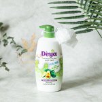 Крем-Гель для душа с мочалкой «Козье Молоко и Авокадо» Deya / Deya Shower Cream Goat Milk With Avocado Extract