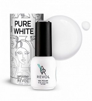 Гель-лак REVOL Pure White (Чистый белый) 10мл