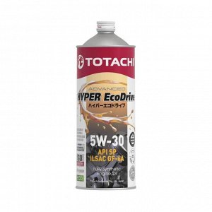 Масло моторное TOTACHI HYPER Ecodrive, Синтетическое, 5W-30, SP/GF-6A, 1литр