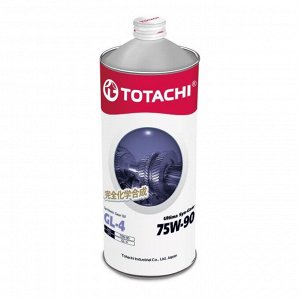Масло трансмиссионное TOTACHI синтетическое Ultima Syn-Gear 75W-90, GL-4, 1литр
