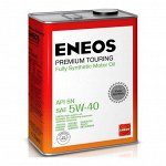 Масло моторное ENEOS Premium TOURING, синтетическое, 5W-40, SN, 4литра