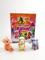 ПИ ИГРУШКА CHARM DRAGONS (Очаровательные дракончики) 1 фигурка + минираскр.