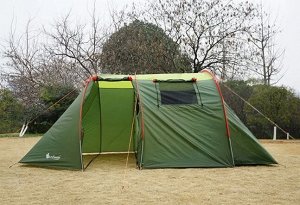 Палатка Размер : (210х240)х260х170 см.
Высота палатки 170 см.
Размер сумки 66х20х20 см.

Выполнена из высокопрочного, водоотталкивающего материала (3000 мм), что обеспечивает надёжную защиту в непогод