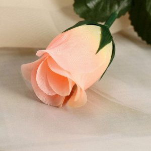 СИМА-ЛЕНД Цветы искусственные &quot;Роза&quot; 23 см, персиковый