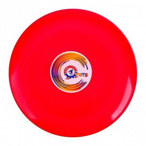 Летающая тарелка, 24 ? 24 ? 2,5 см, цвет красный + мел в подарок