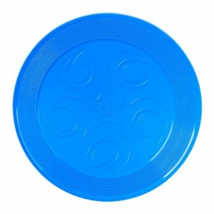 Летающая тарелка, 23 ? 23 ? 2,7 см, цвет голубой + мел в подарок