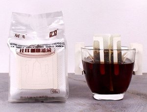 Фильтр-пакеты для кофе, дрип фильтры, 1 уп. (50 шт.)