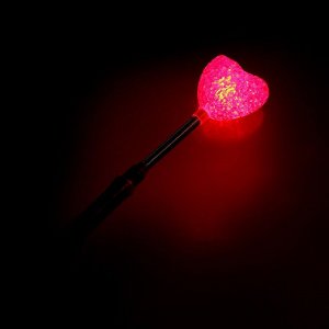 Световая палочка «Сердце», на пружине, под стекло, цвета МИКС