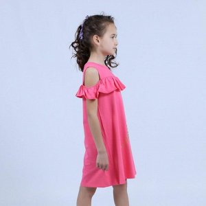 Платье для девочек темно-розовый