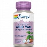 Solaray Wild Yam Root Extract 275mg, 60капс. Экстракт корня дикого ямса