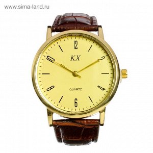 Часы наручные мужские "KX - классика", d=3.8 см