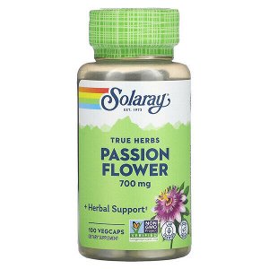 Solaray, Страстоцвет, 350 мг, 100 растительных капсул