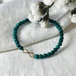 Браслет из Малахита со вставкой