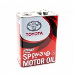 Масло моторное TOYOTA SP 0W-20, 4литра