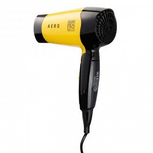 Dewal Beauty Фен для волос дорожный / Aero Yellow HD1002-Yellow, 1400 Вт, желтый