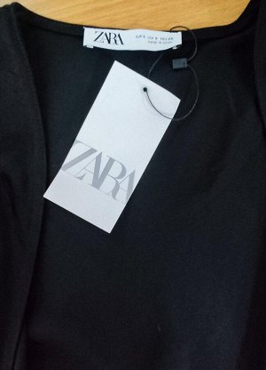 ZARA / РУБАШКА СВОБОДНОГО КРОЯ арт. 3067135 800, черный