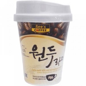 See's Coffee - Кофе быстрорастворимый: White Chocolate Caramel Cappuccino, Blue berry Cappuccino, French Vanilla Cappuccino, Caramel Macchiato, Milk Latte, Beans Latte