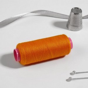 Нитки 40/2, 200 м, тёмно-оранжевые №140