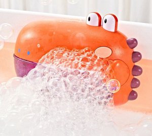 Игрушка для ванной Динозавр пускающий пузыри
