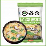 Китайский диетический суп с овощами и  яйцом