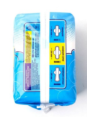 Гигиенические прокладки Дикси Комфорт SUPER 8шт, 4 капли