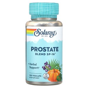 Solaray Prostate Blend SP-16, Комплекс для лечения простаты, 100 капсул