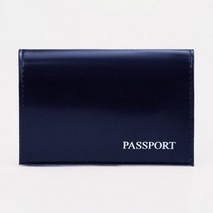 Обложка для паспорта, цвет синий 1734703