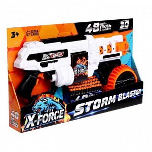 Бластер Storm blaster, стреляет мягкими пулями, работает от батареек